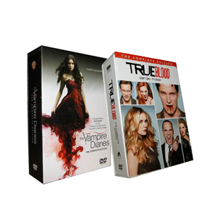 The Vampire Diaries Seasons 1-3 & True Blood Seasons 1-5 DVD Box Set