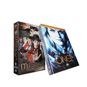 Once Upon A Time Season 1 & Merlin Seasons 1-4 DVD Box Set