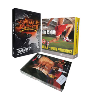 Insanity Workout is a 60 day total body & Insanity the Asylum 30 Days & REV ABS Your 90-Day Ab Solution DVD Box Set